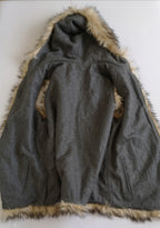 Chaleco peludito reversible