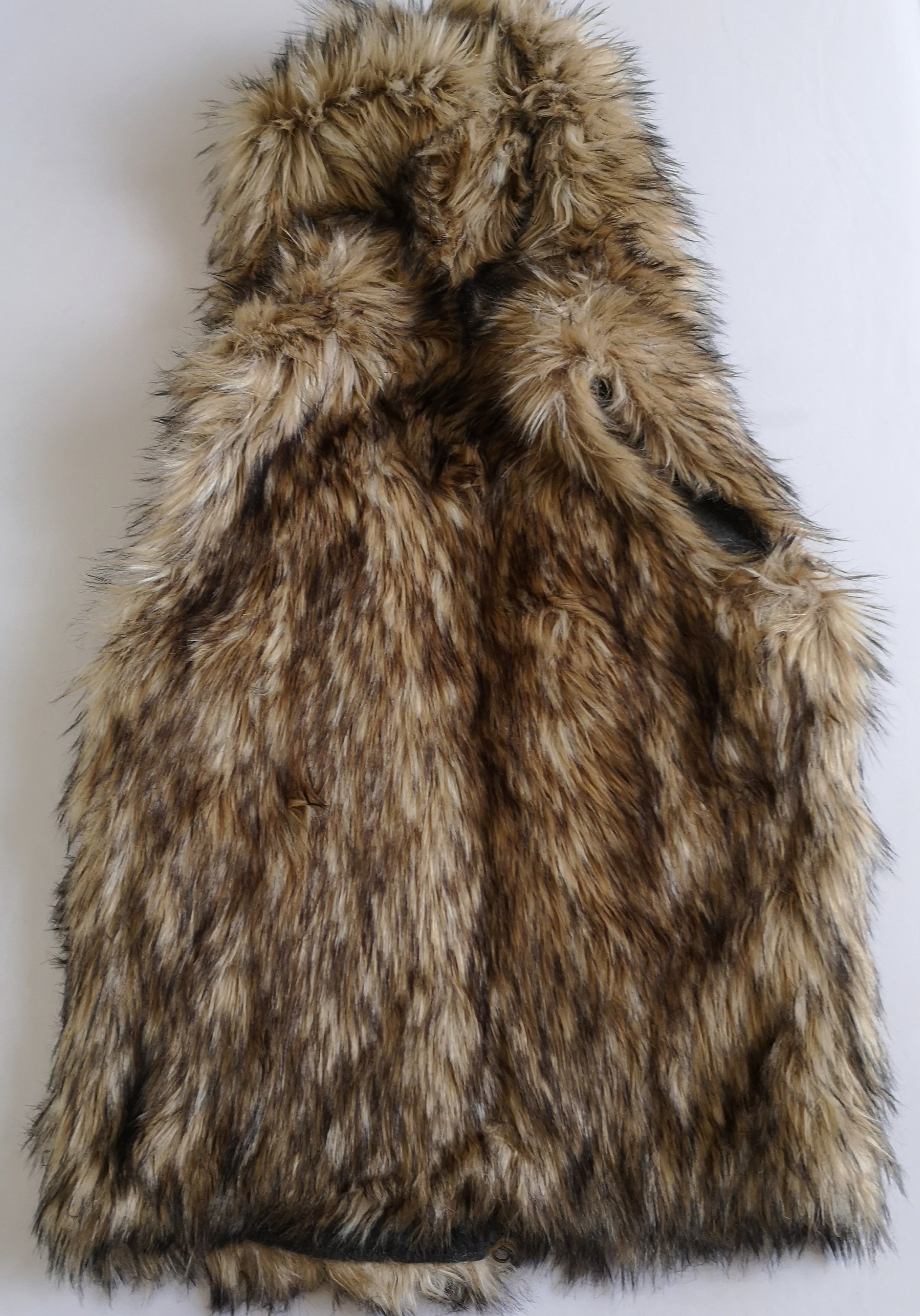 Chaleco peludito reversible