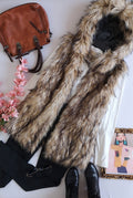 Chaleco peludito reversible