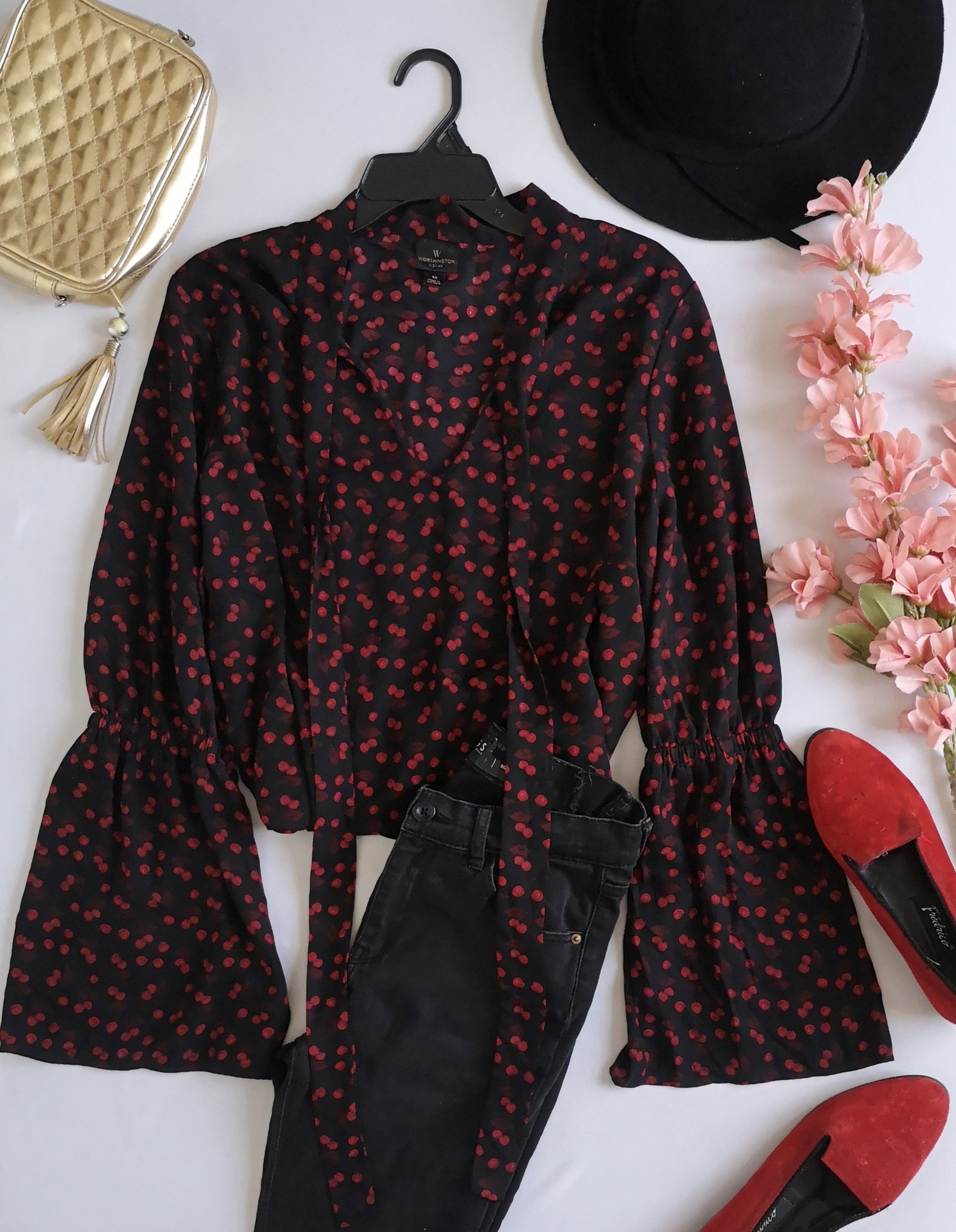 Blusa mangas Campana