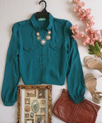Blusa de chifon