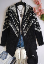 Cardigan peludito