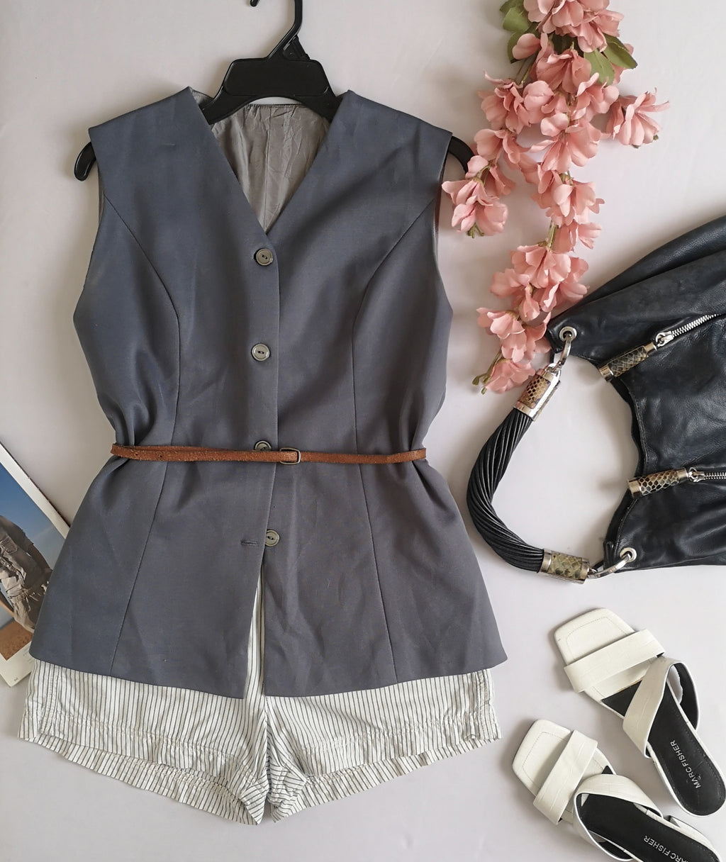 Chaleco con short de algodón