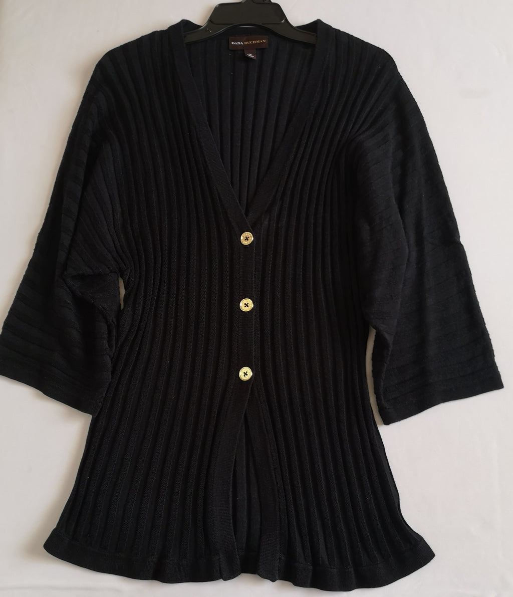 Blusa larga acanalada