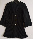 Blusa larga acanalada