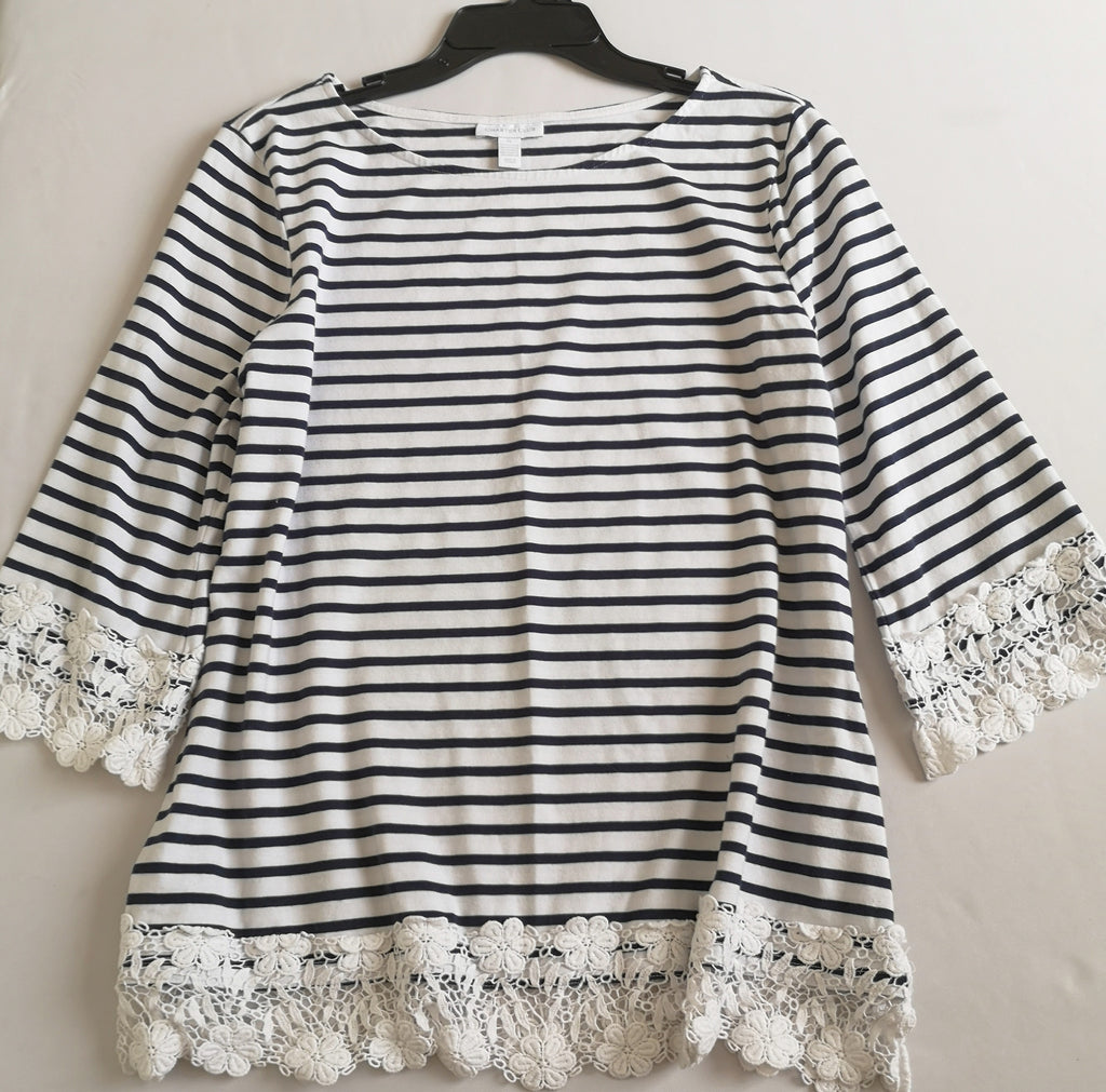 Blusa con encaje