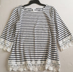 Blusa con encaje