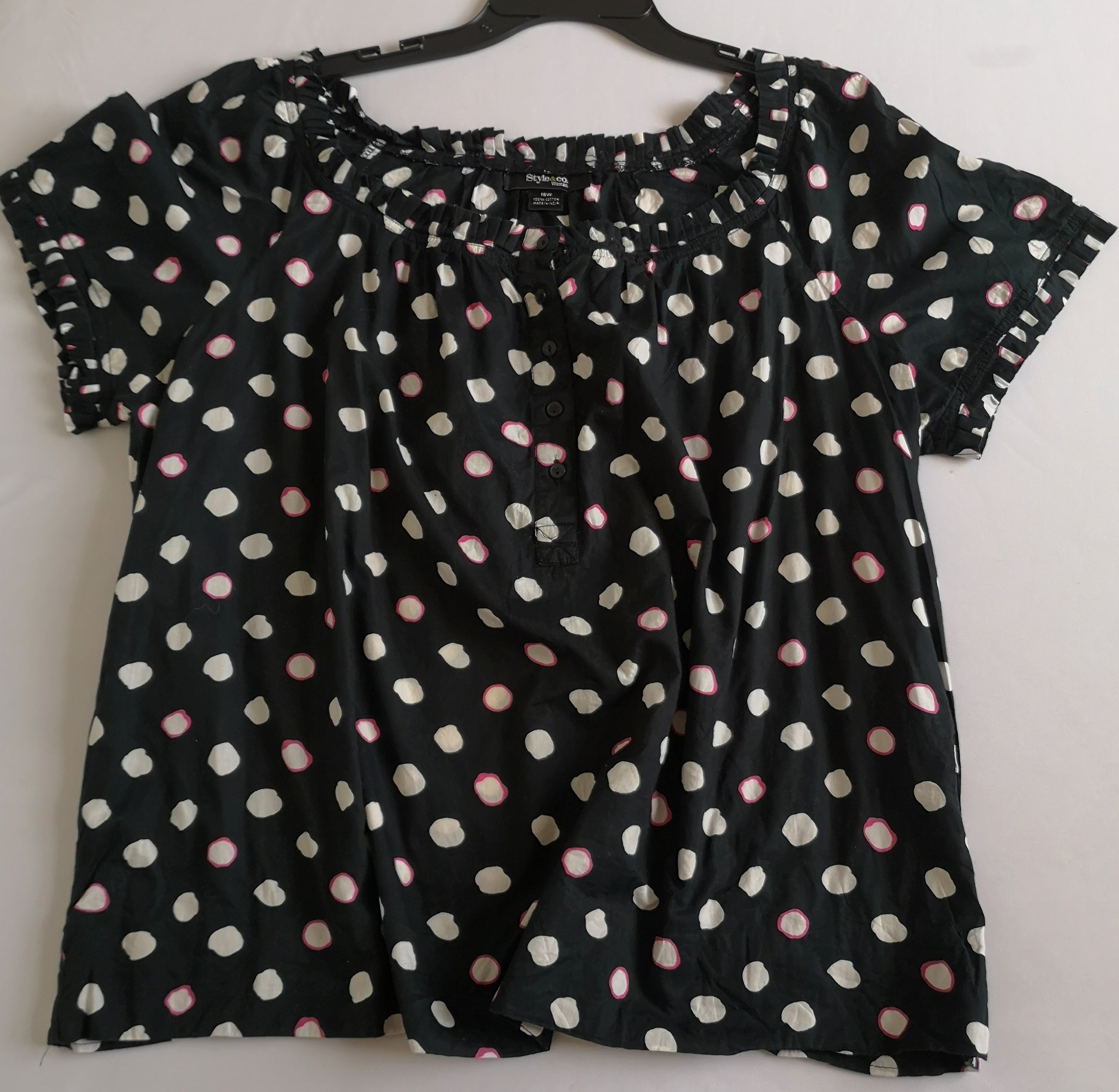 Short con blusa de algodón