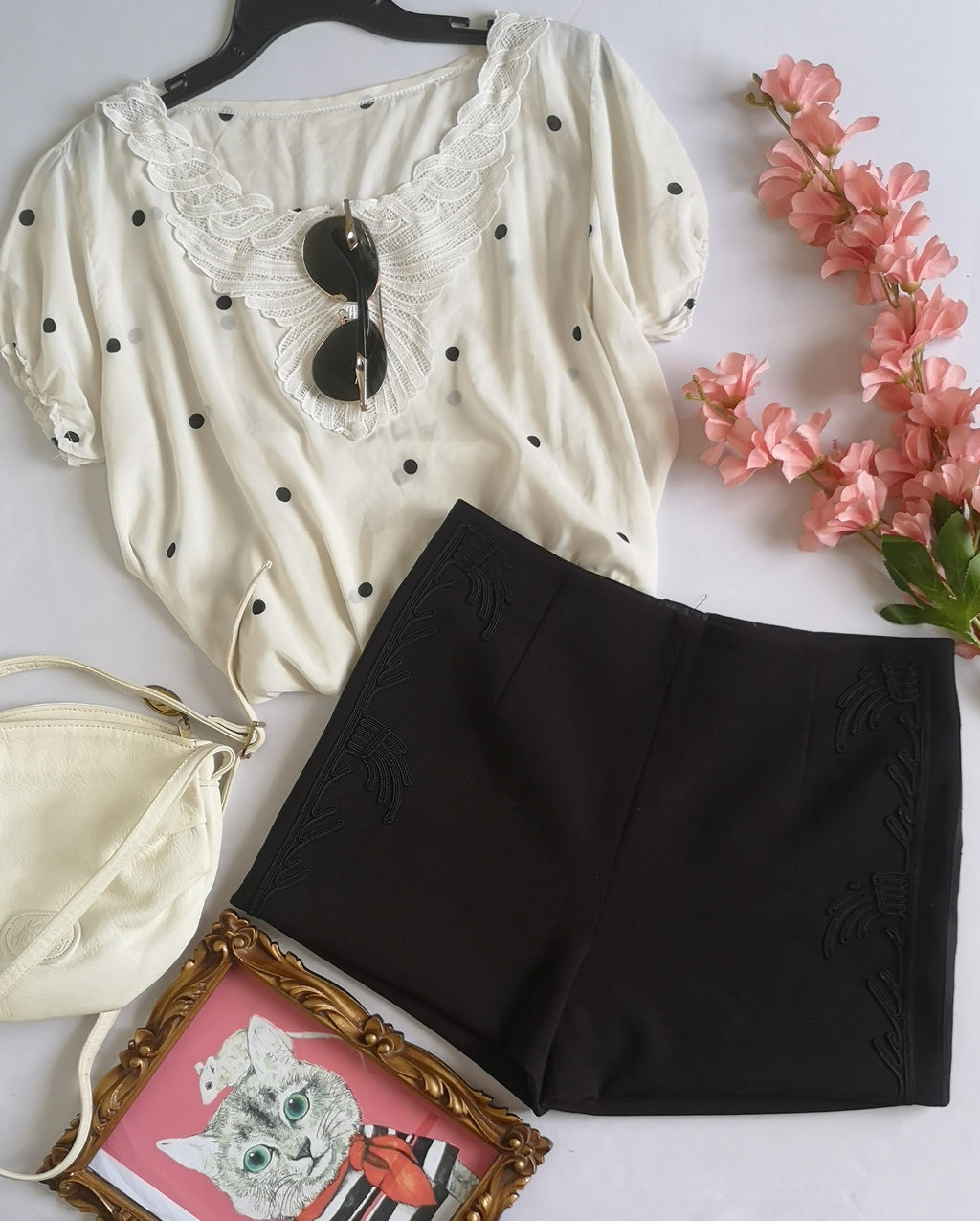 Short y blusa con elástico abajo ⚓