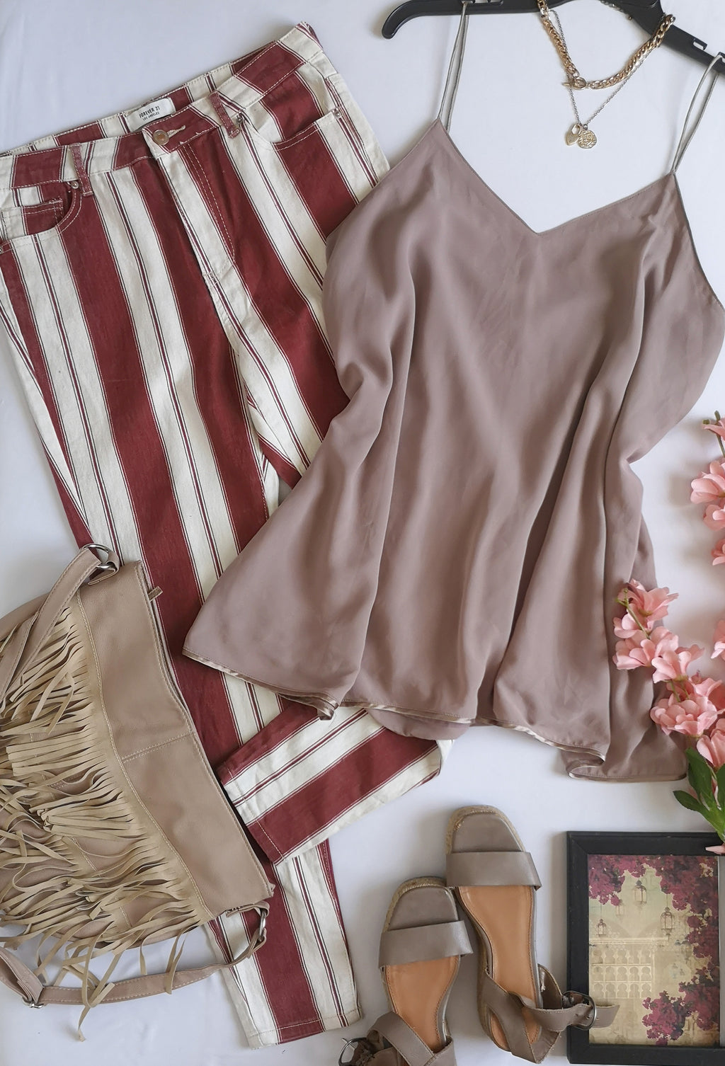 Blusa larga con jeans ❤️