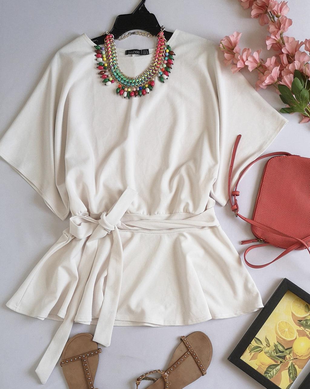 Maxiblusa con cinto ❤️