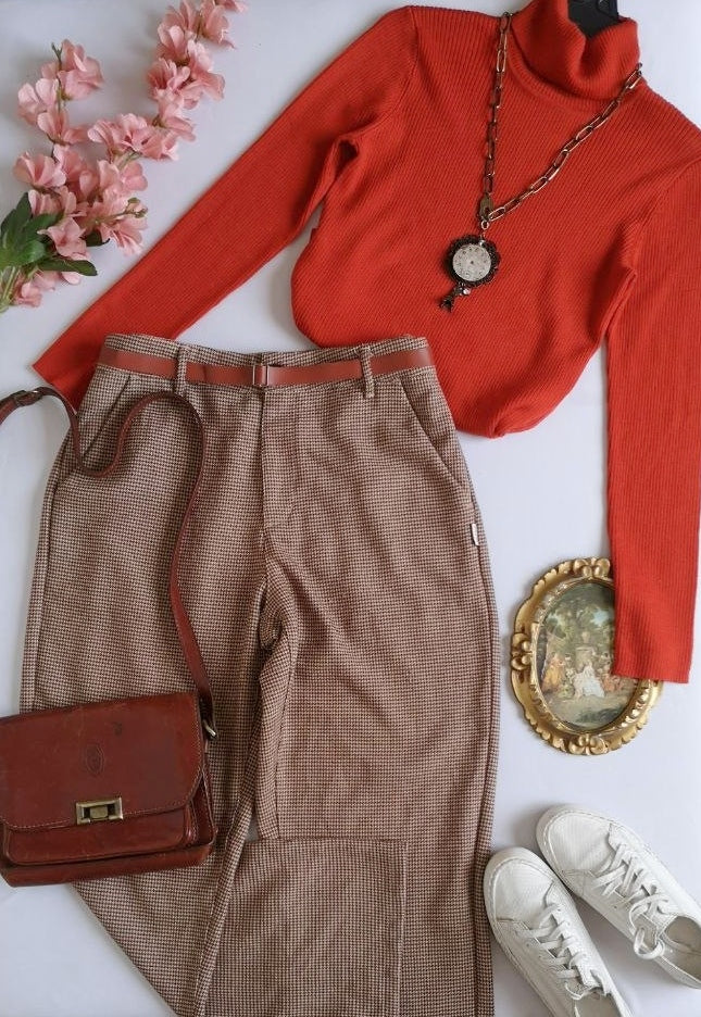 Blusa acanalada y pantalón con bolsas a los lados 💙