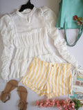 Blusa de chifón con short