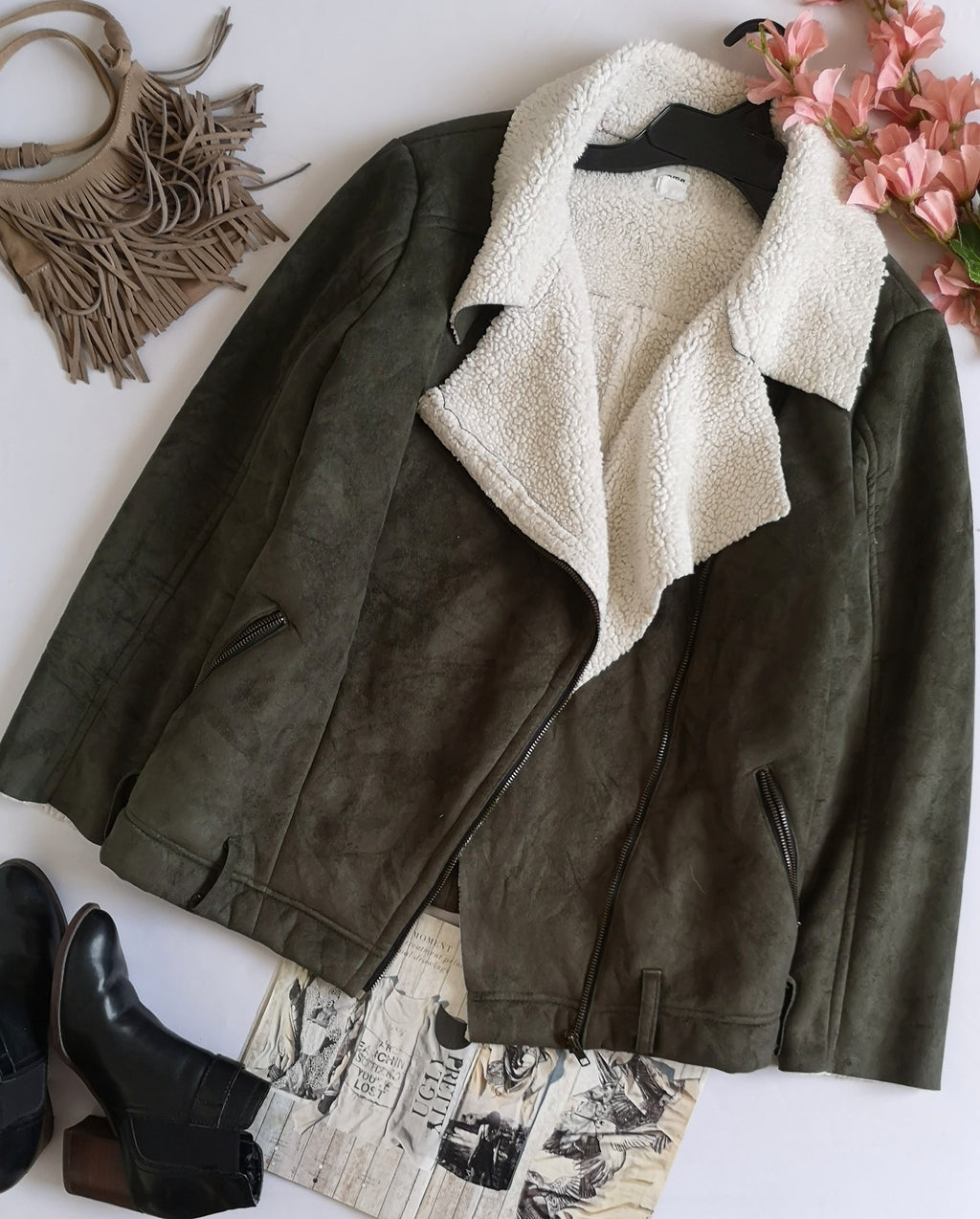 Jacket con zipper
