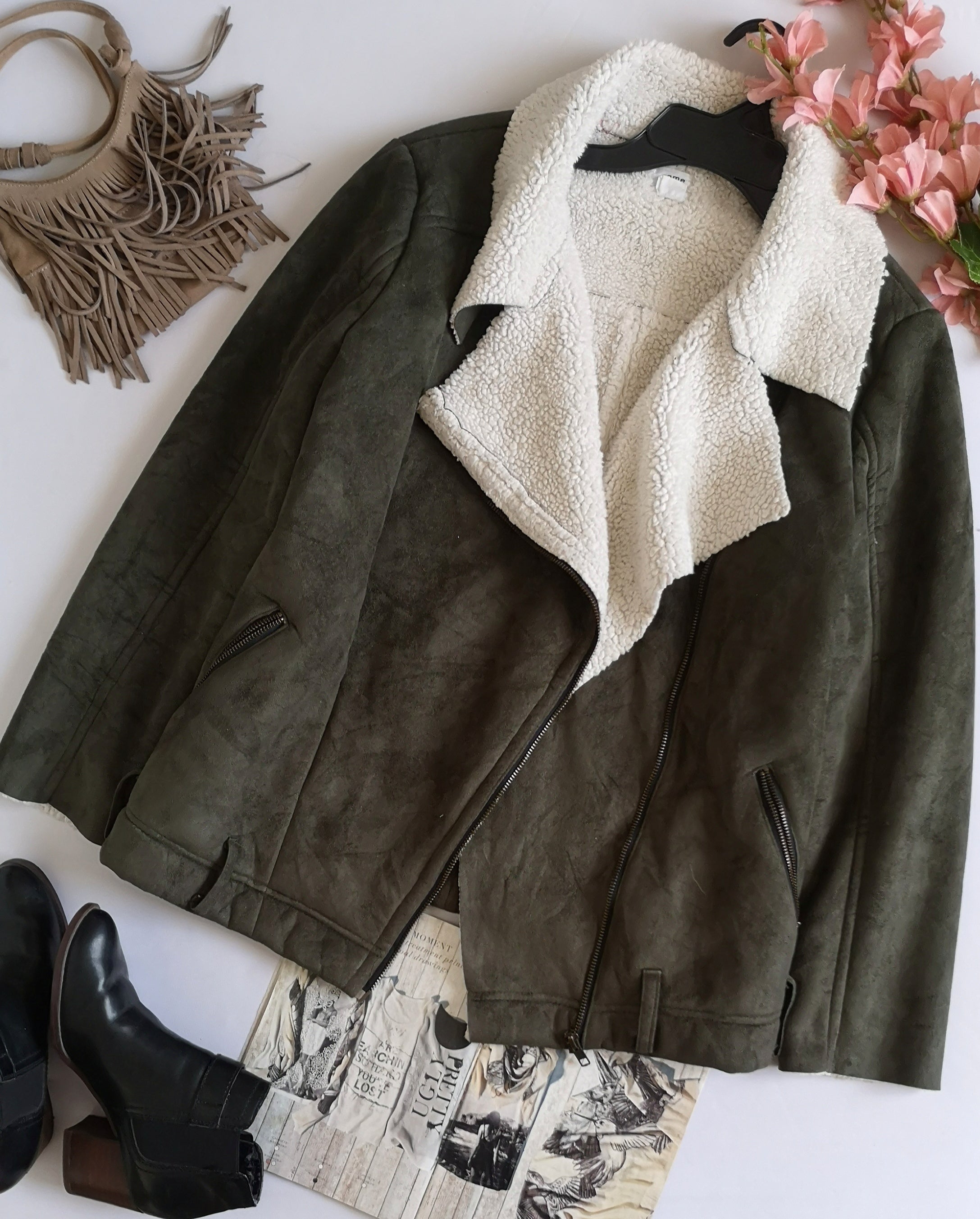 Jacket con zipper