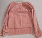Blusa con encaje