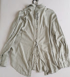 Blusa larga abierta de atrás