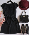 Vestido con cinto