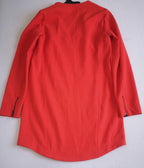 Vestido corte recto con bolsas incluye collar