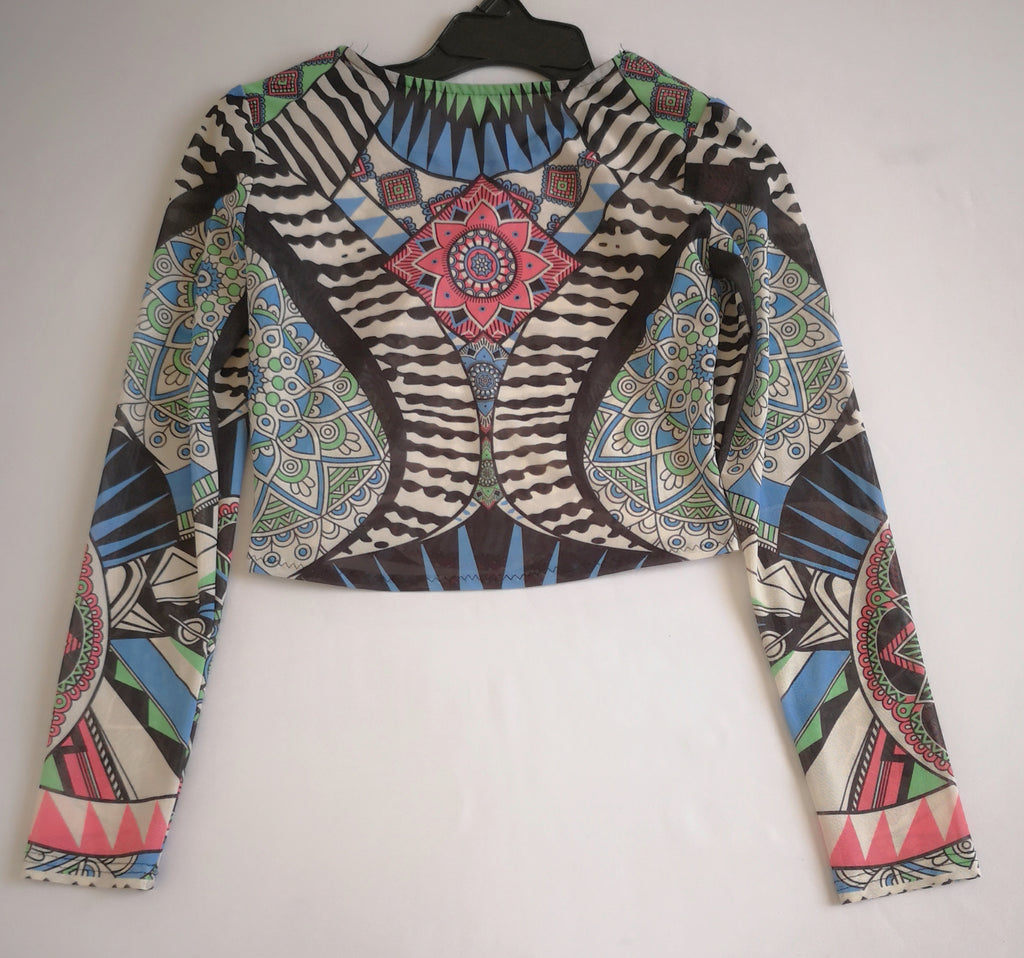 Blusa corta con overol ❤️