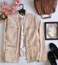 Chaqueta de cuero con bolsas ❤️