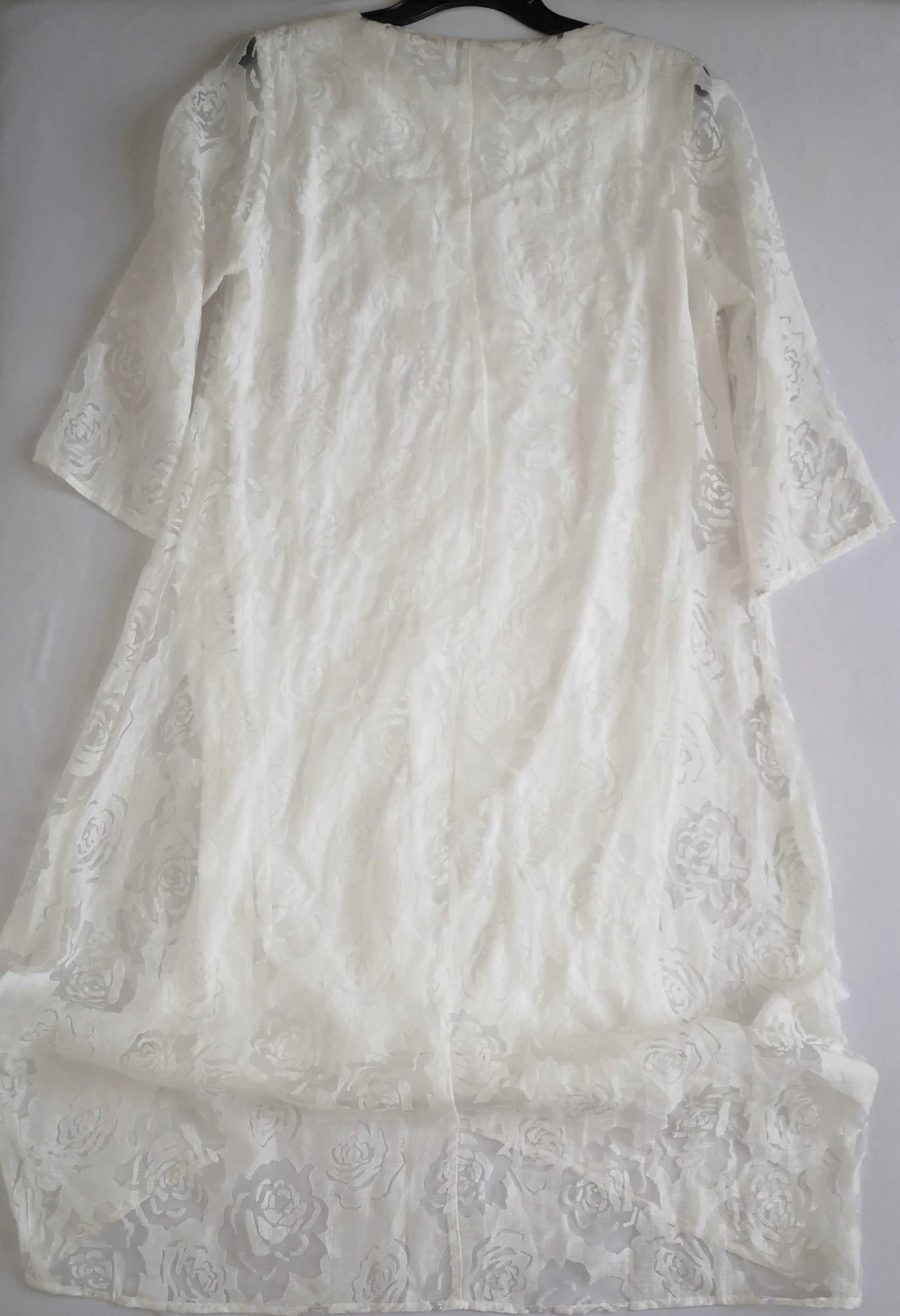 Vestido holgado mangas 3/4