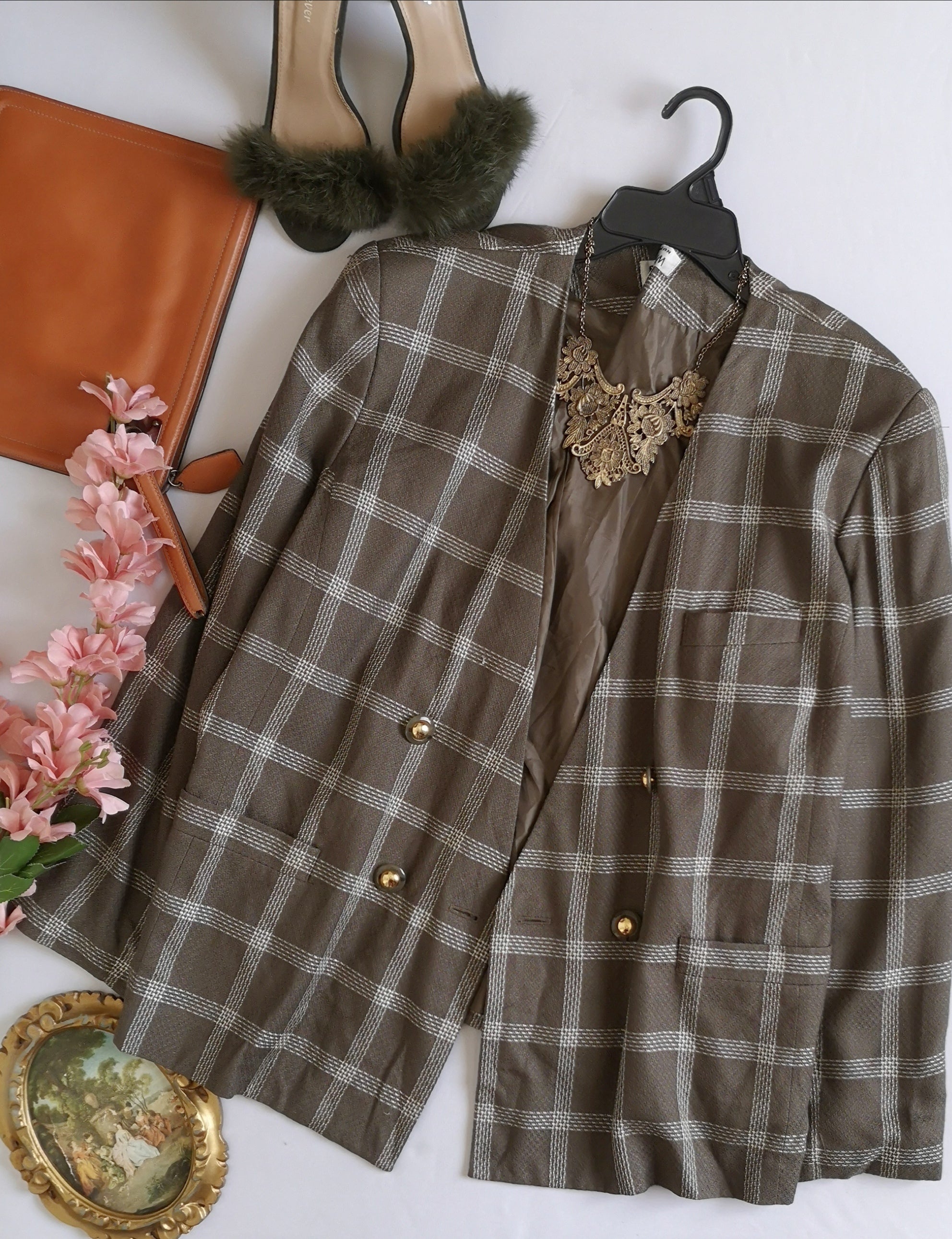 Blazer vintage traslapado ⚓