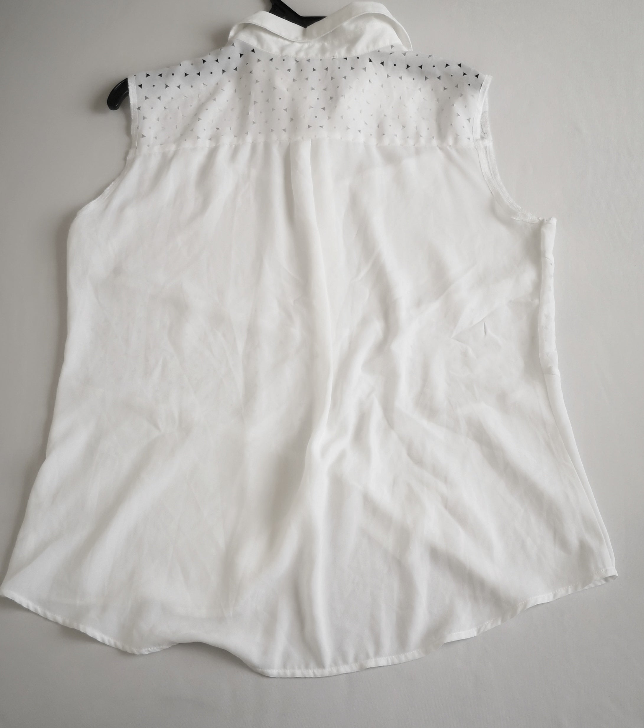 Blusa bordada con blusa de chifon ⚓