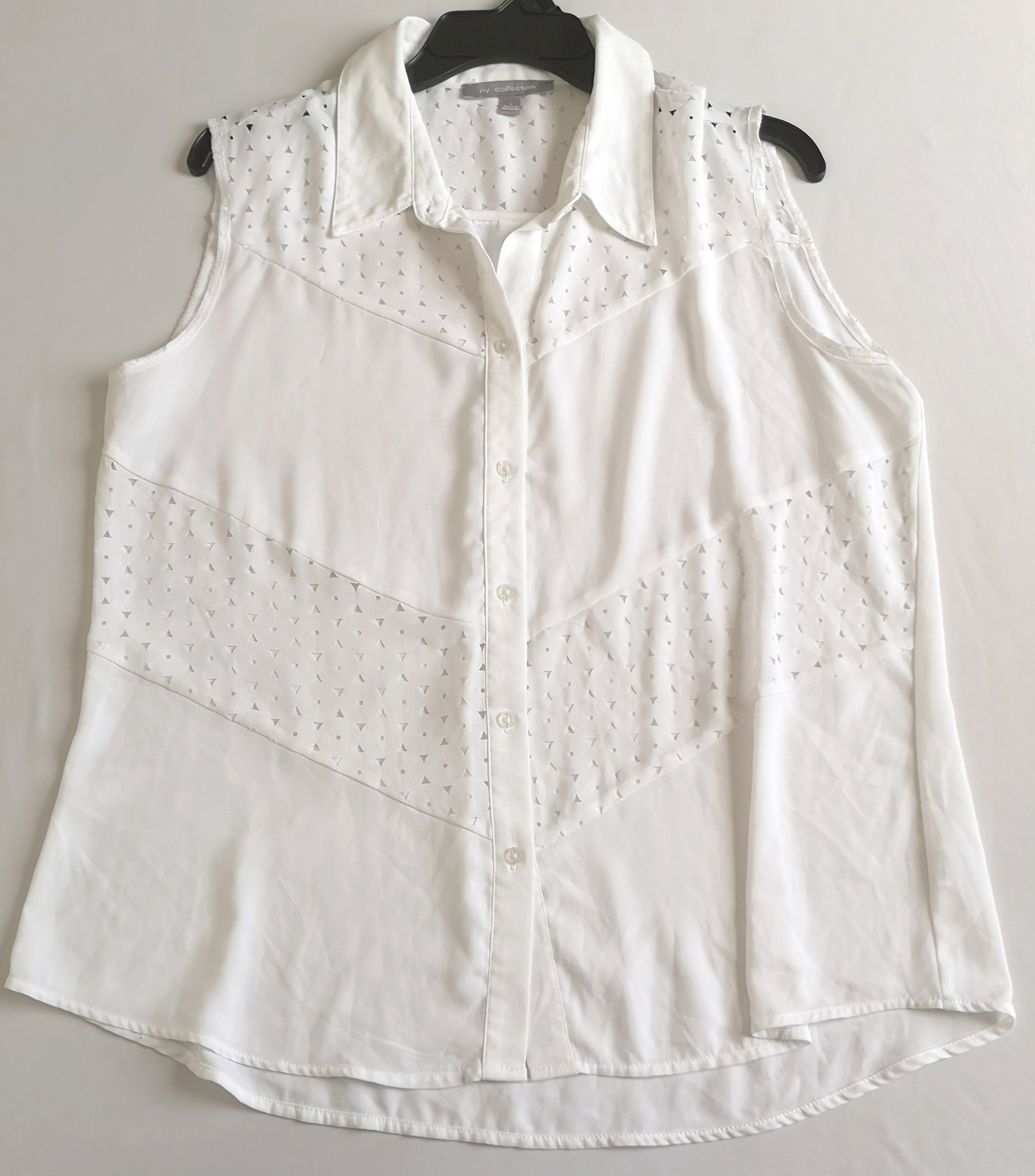 Blusa bordada con blusa de chifon ⚓