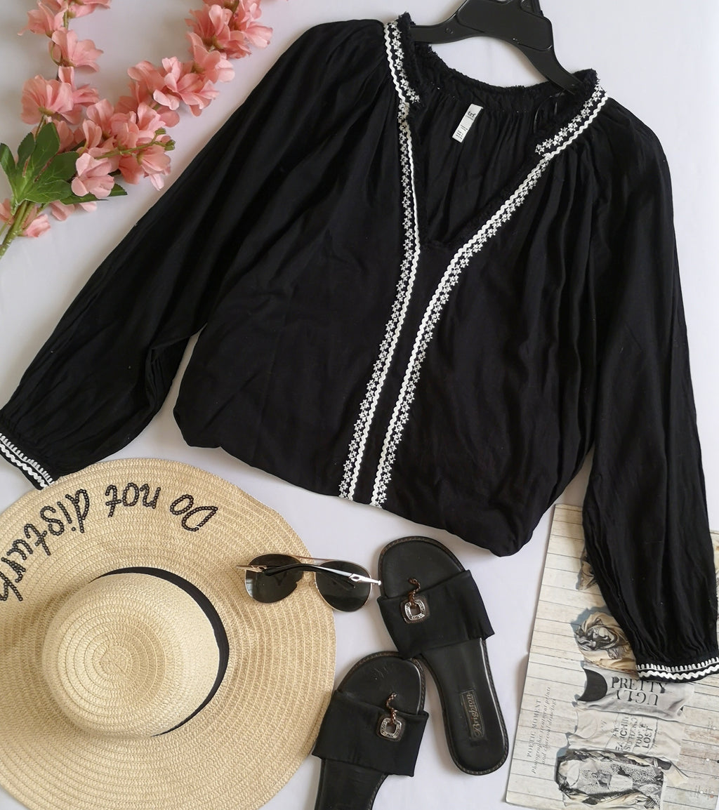 Blusa tipo túnica