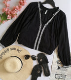Blusa tipo túnica