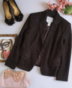 Blazer lana con brillos