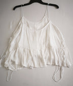 Kimono largo con blusa con cintas a un lado