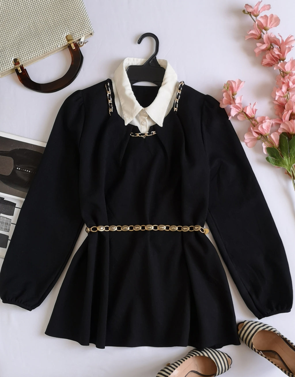 Blusa holgada manga larga
