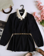 Blusa holgada manga larga