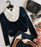 Blusa de terciopelo