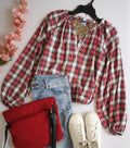 Blusa cuello en v