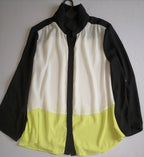 Blusa de chifon con pantalón corte recto