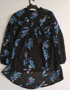 Blusa larga de chifon