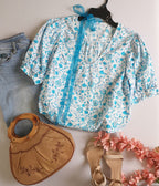 Blusa manga bombacha
