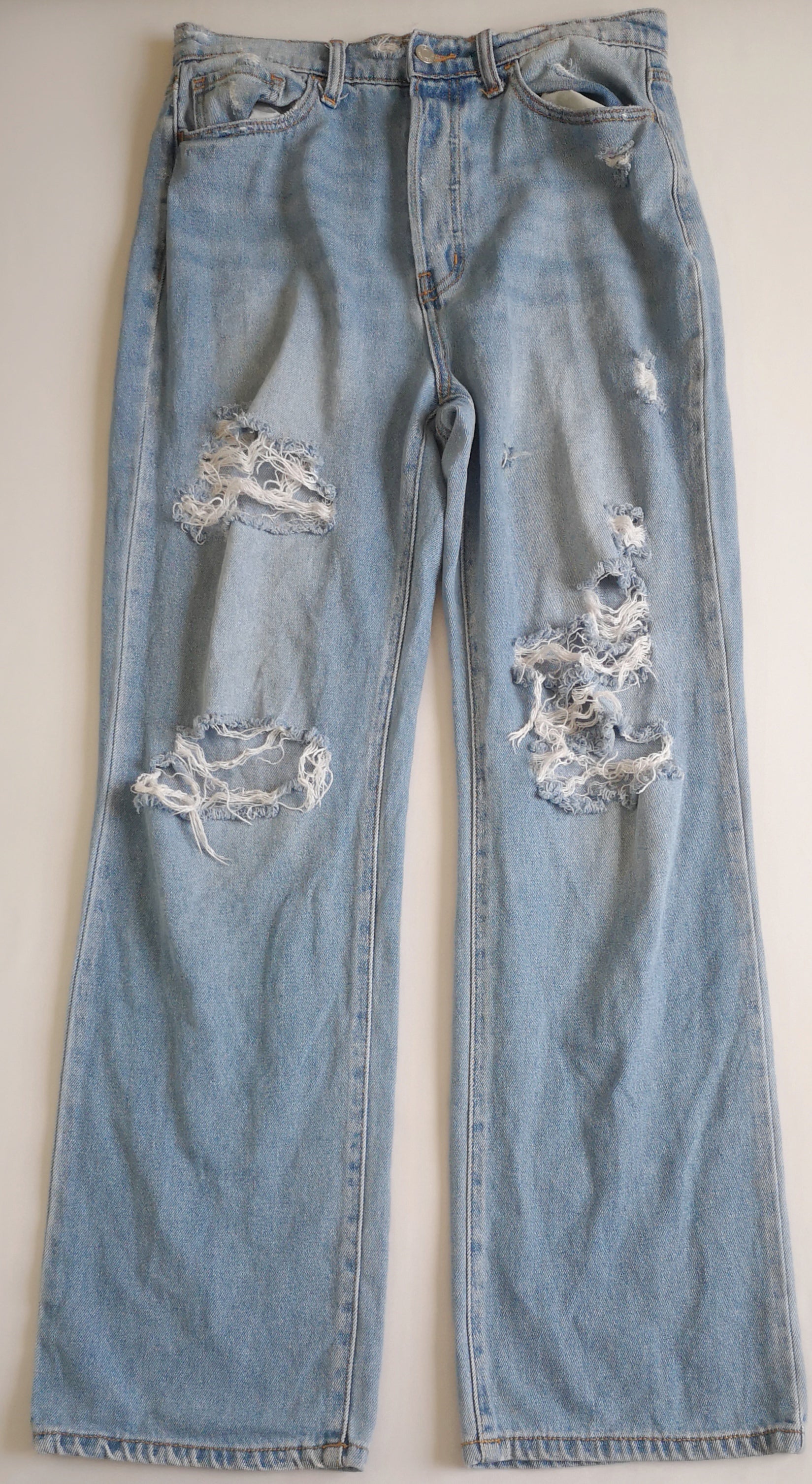 Jeans cintura alta con blusa crop ❤️