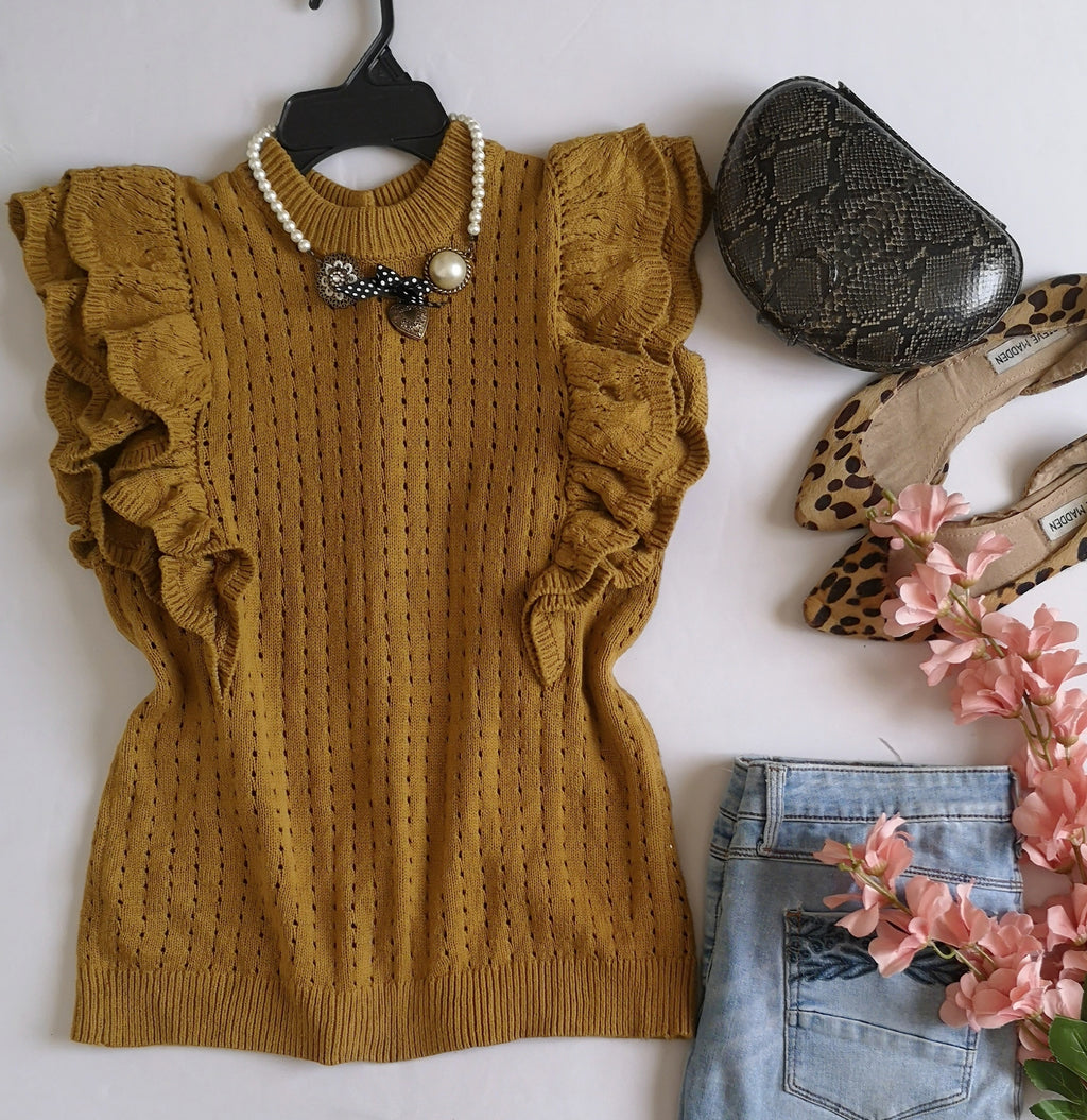 Blusa con botones atrás