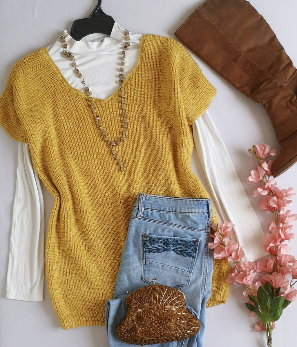 Blusa cuello en V