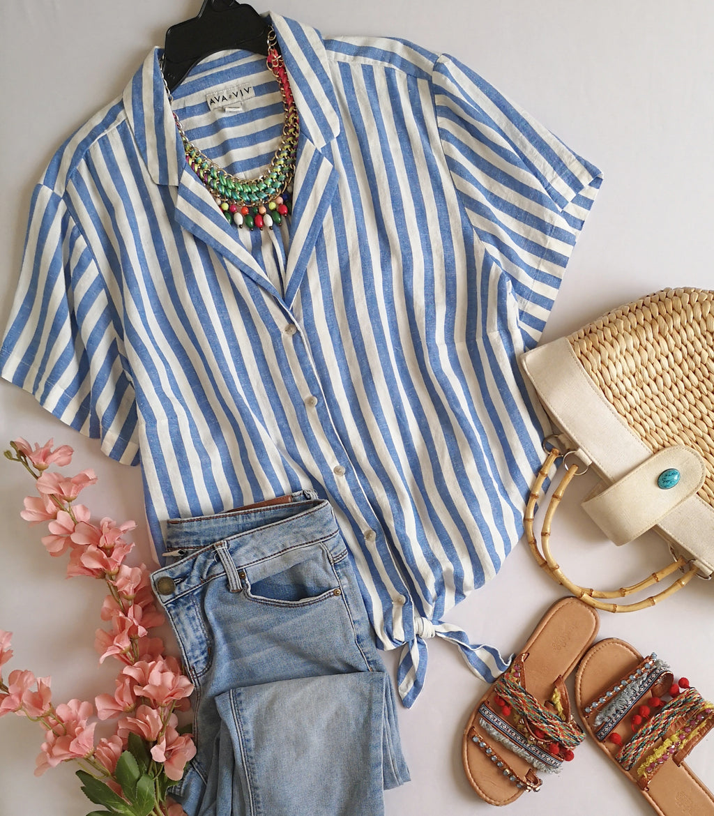 Blusa con nudo