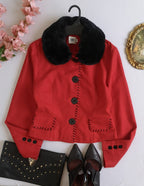 Chaqueta con cuello removible