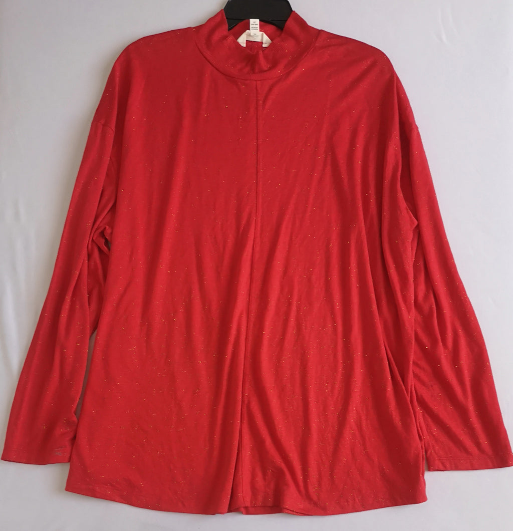Blusa cuello cerrado con pantalón corte recto