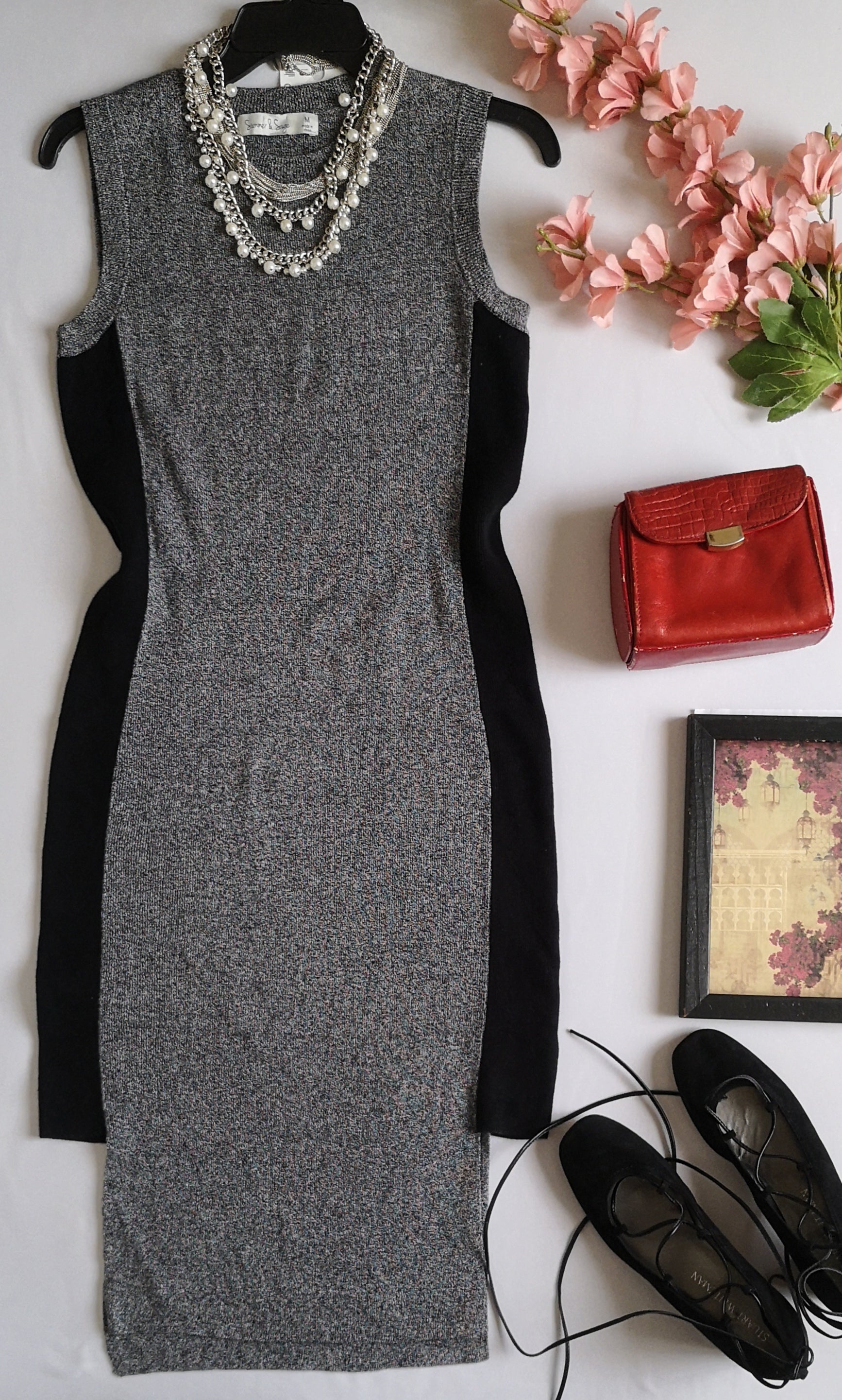 Vestido midi tejido