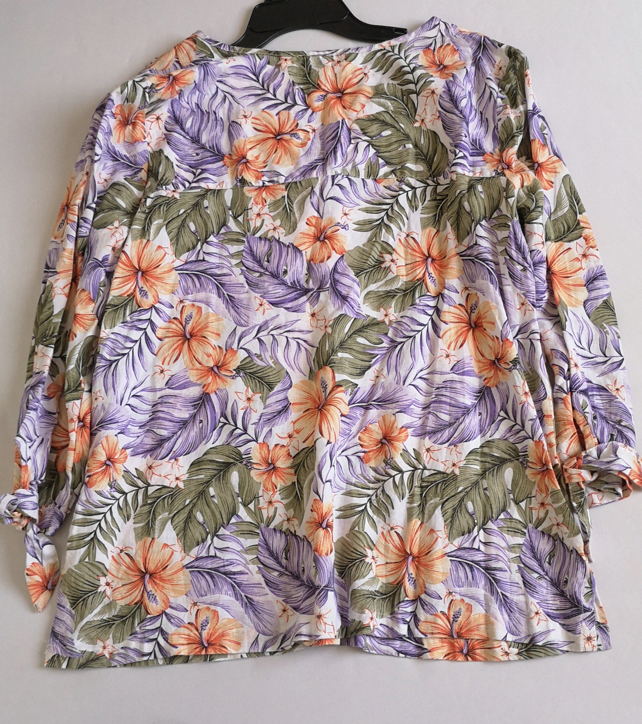 Blusa de lino y short con bolsas