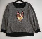 Blusa manga larga