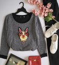 Blusa manga larga